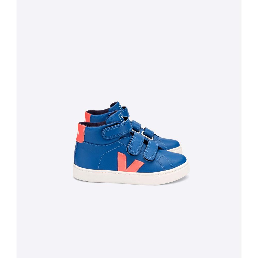 Veja ESPLAR MID CHROMEFREE Kids\' High Tops Blue | NZ 680OKI